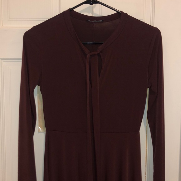 Burgundy A line dress 🍷 - Picture 2 of 8